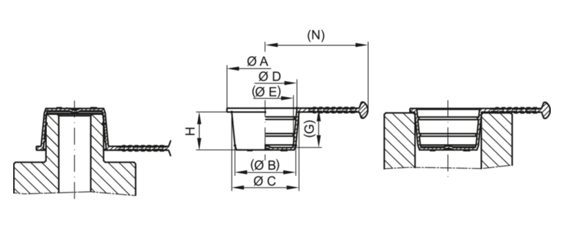 Drawing taper lock - GPN 608