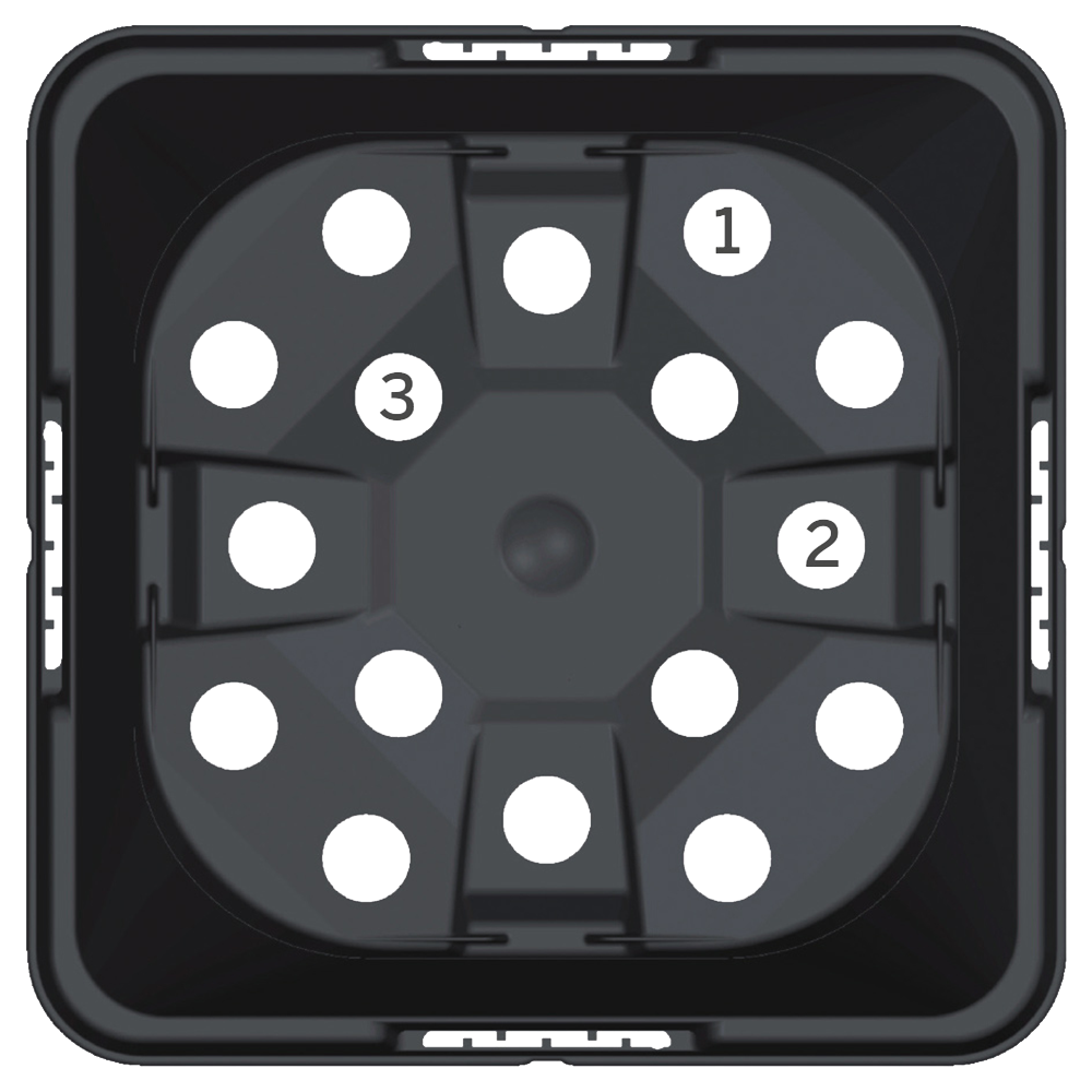 Multi-Hole Cross Bottom X