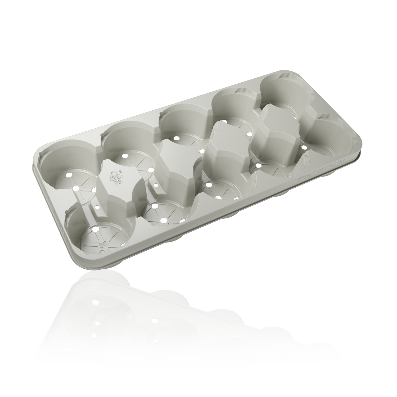 Normpack 490 D PCR Recyclable naturalgrey 11307320704
