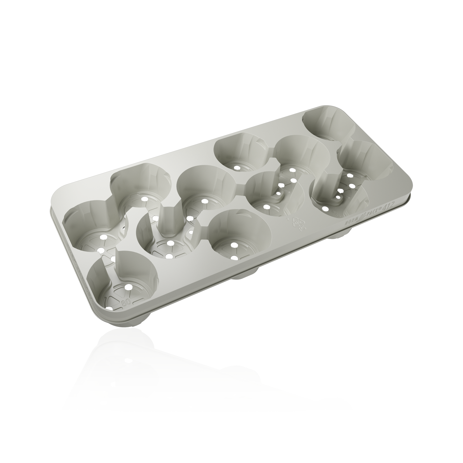Normpack 412 D PCR Recyclable naturalgrey 11306630704