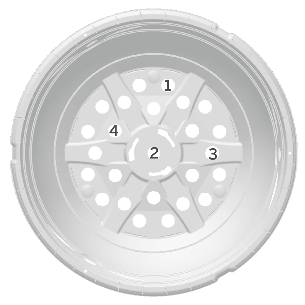 Multi-hole star bottom XII