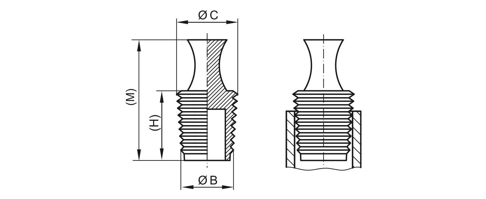 Drawing taper plug - GPN 607 Drawing taper plugs - GPN 607
