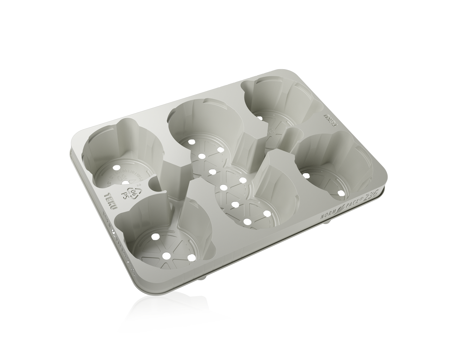 Normpack 236 D PCR Recyclable naturalgrey 11307700704