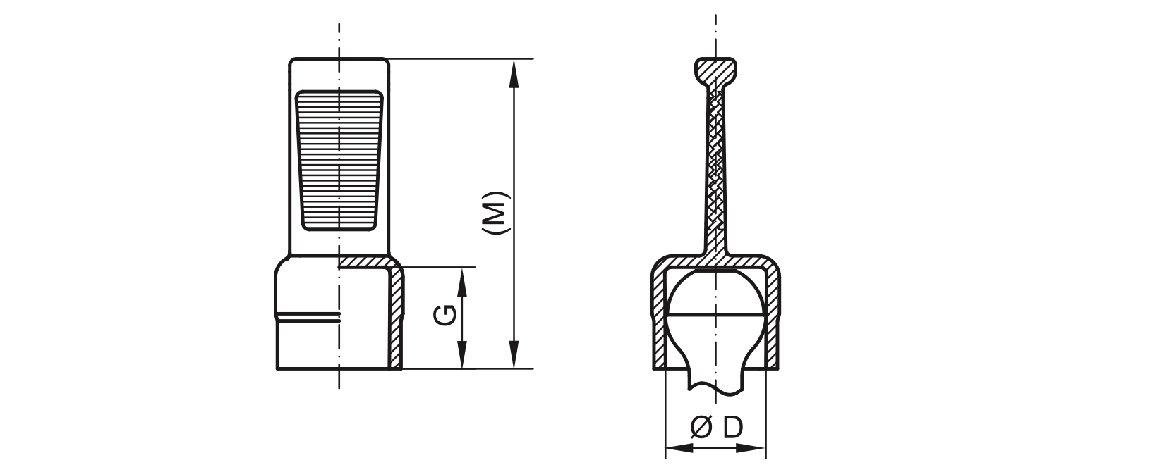 Drawing Cable end caps - GPN 212