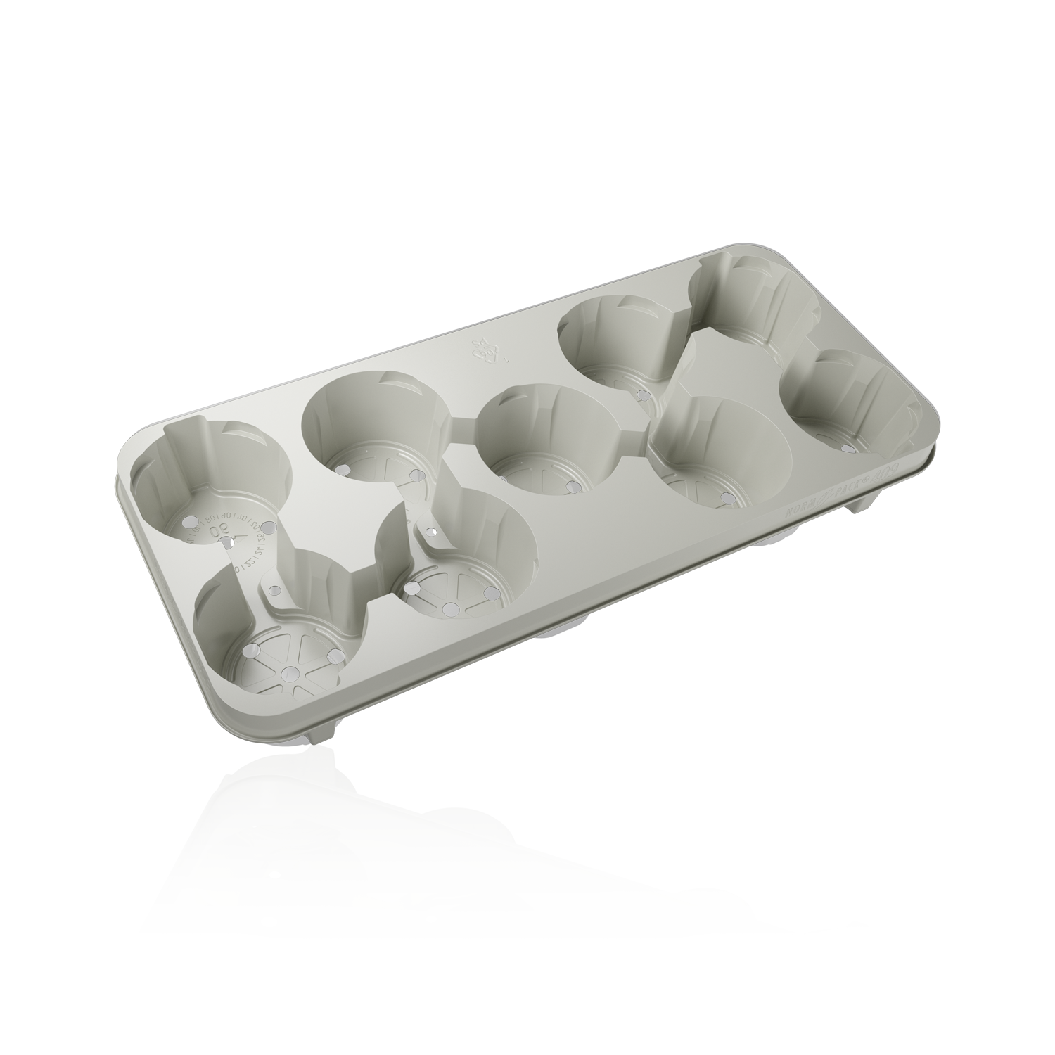 Normpack 409 D PCR Recyclable naturalgrey 11306610704