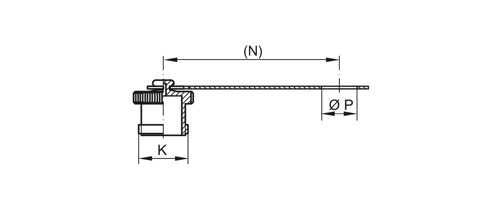 Dibujo de tapones contra el polvo - GPN 930 Forma A