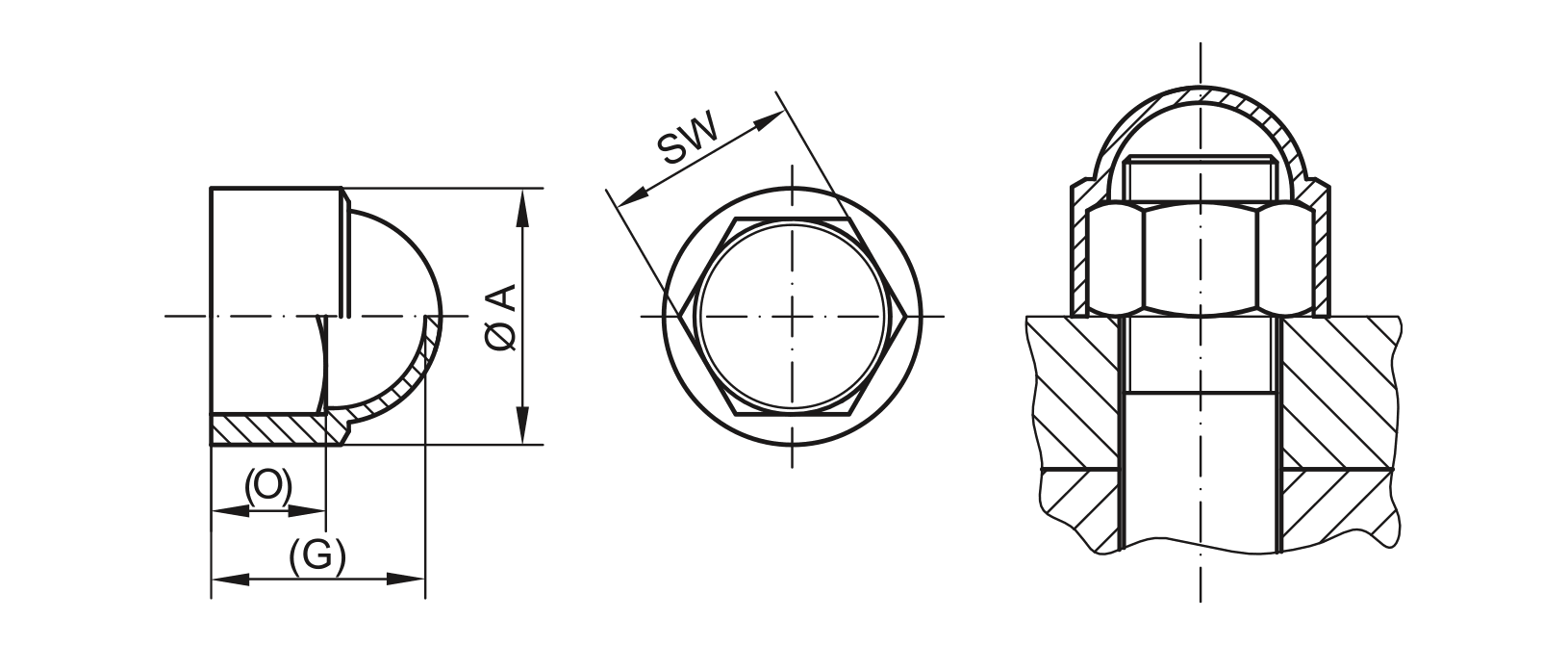 Dibujo tapa hexagonal - GPN 1000