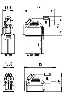 Konstruktionszeichnung, construction drawing, Steckerkappe, dress cover, Tyco HDSCS, P4C 11871100000-P4CCL003.png