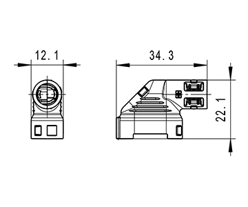 Konstruktionszeichnung, construction drawing, Steckerkappe, dress cover, Tyco SuperSeal, P4C 88000001600-P4CCL029-TABC030.png