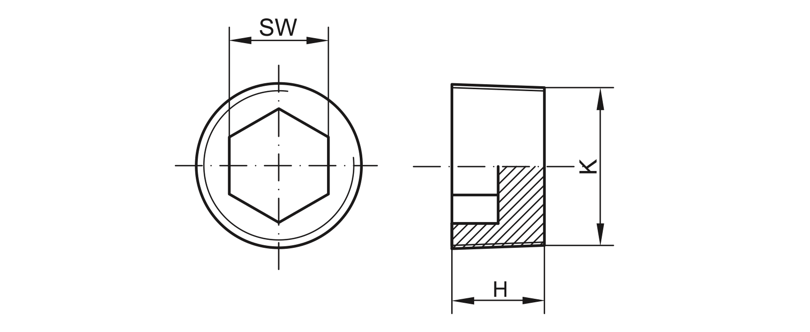 Dessin Vis de fermeture - GPN 720 Forme A CAO pour site web