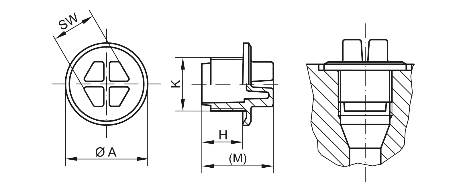 Dessin bouchon d'étanchéité - GPN 736