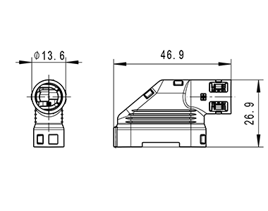Konstruktionszeichnung, construction drawing, Steckerkappe, dress cover, Tyco SuperSeal, P4C 88000001605-P4CCL033-TABC030.png