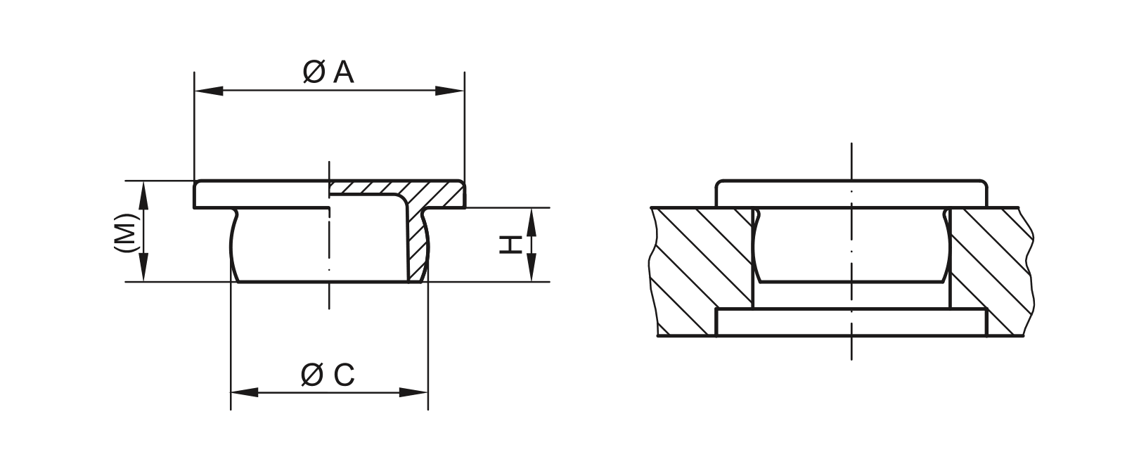 Zeichnung Verschlussstopfen - GPN 300 f Zeichnung, CAD f?r Website