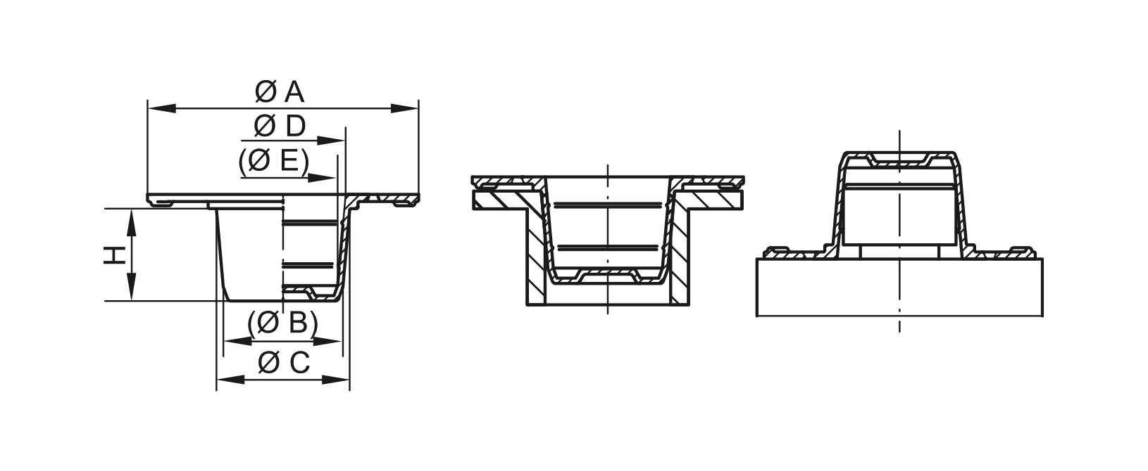 Zeichnung Universalschutz - GPN 615 Zeichnung Universalschutz - GPN 615