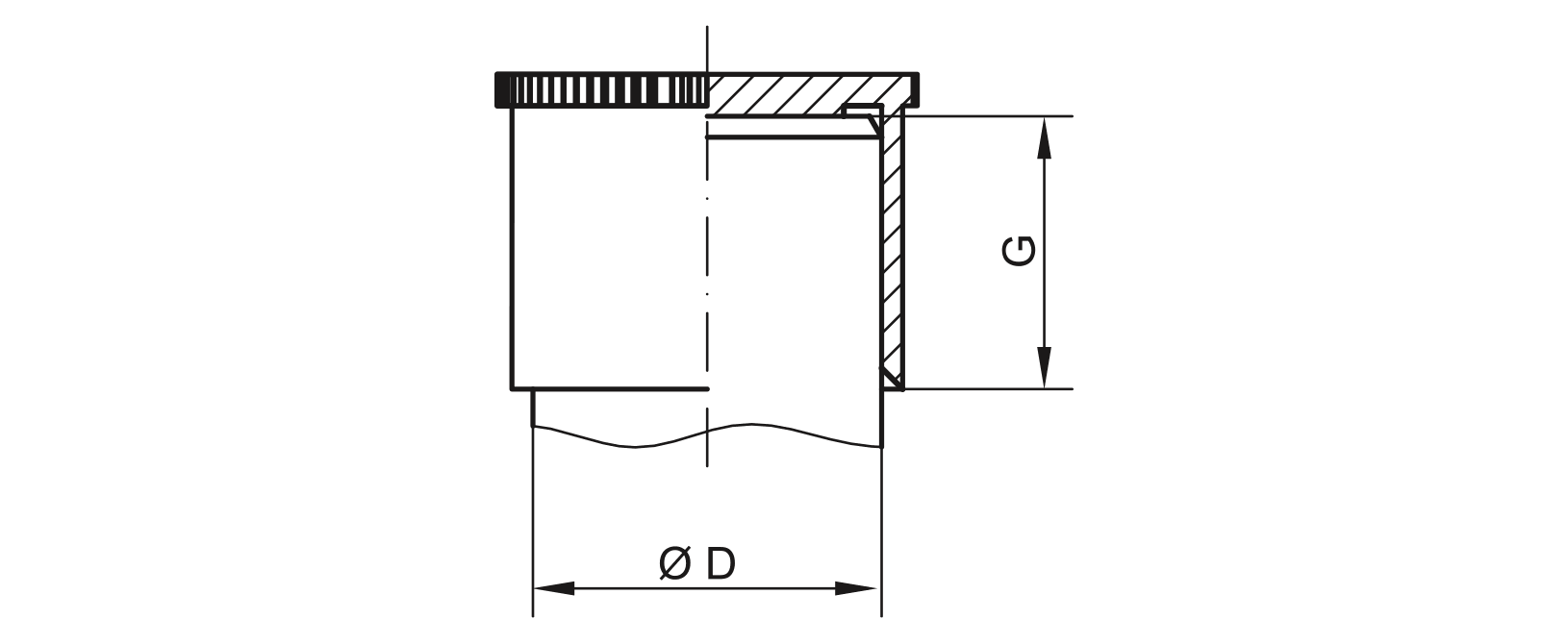 Drawing flexible protective sleeve - GPN 201